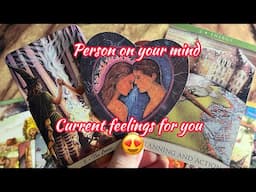 Person on your mind : Current Feeling/emotions of your person💞🫣Hindi tarot card reading