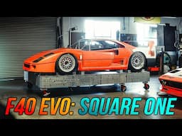 The "F40 Evolution" - Starting at Step 1: Chassis Table & Body Setup!