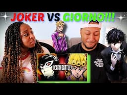 Death Battle! "Joker VS Giorno (Persona VS JoJo's Bizarre Adventure)" REACTION!!!