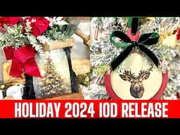 IOD Iron Orchid Designs Holiday 2024 Release | How to use Transfers | Easy DIY Christmas Decor | 🎄🎁🎄