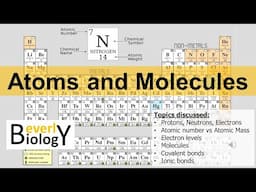 Atoms and Molecules (ionic vs covalent bonds)