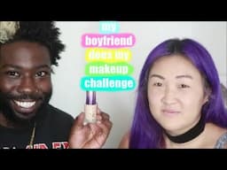 My Boyfriend Does My Makeup Challenge