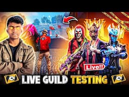 Live Guild Test 1 VS 4 Pc/Mobile Guild Recruitment !! Dum H Tho Aja ! - Garena Free Fire #shorts