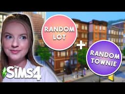 Renovating a RANDOM lot for a RANDOM townie in The Sims 4