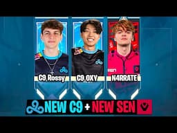 When Twitch Streamers/Rank 1 faces C9 OXY, SEN N4RRATE and C9 Rossy...