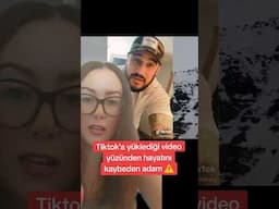 Tiktok'a yüklediği video yüzünden hayatını kaybeden adam! #shorts #tiktok