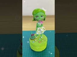 Making Inside Out 2: DISGUST in white #diy #clayart