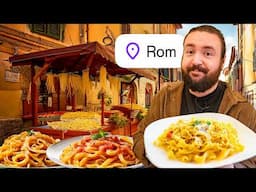 Ich TESTE die 3 BESTEN PASTA FOODSPOTS in ROM