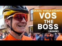 UCI Gravel World Champs 2024: Vos Takes Her 14th World Championships