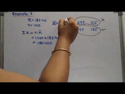 Arithmetic mean problem Example 7