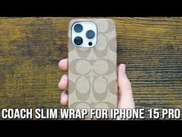 Coach Slim Wrap Case for iPhone 15 Pro