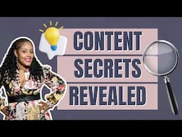 The CONTENT CREATION Secret I Wish I Knew Sooner