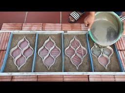 Diy - Cement and Roofing Sheets - How to make a 2-tier flower pot from roofing sheets and cement