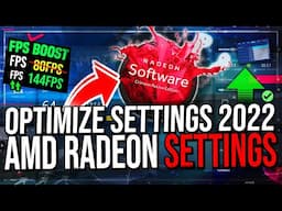 How to Optimize AMD Radeon Settings For GAMING & Performance The Ultimate GUIDE 2024