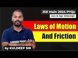 JEE Main 2024 | PYQs on Progression & Friction | January & April Attempts | By Pawan Sir