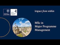 MSc in Major Programme Management