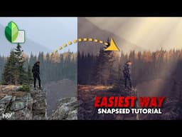EASY & the BEST Way to Add SUNRAYS for a CINEMATIC Look in Snapseed Free App | Android | iPhone