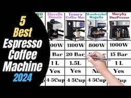 Best Espresso Coffee Maker In India 2024 | Agaro vs Havells vs Tessora vs Wonderchef Coffee Machine