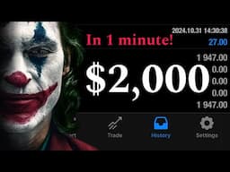 LIVE $2,000 Forex Scalping in 1 minute !!!