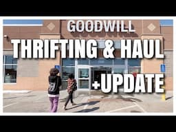 I FOUND A PROJECT!  THRifT WITH ME AT GOODWILL FOR HOME DECOR + UPDATE!