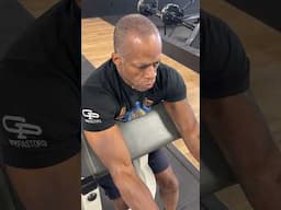 Dr Gene James- Preacher Curls #fitover60