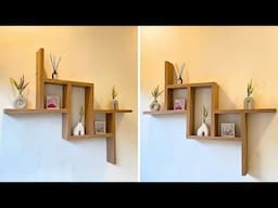 DIY Cardboard Wall Shelf: Creative Recycling Project