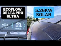 Installing 13 solar panels, 5,265W array with Ecoflow Delta Pro Ultra.