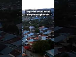 Inilah akibat jika menyombongkan diri  simak video sampai akhir