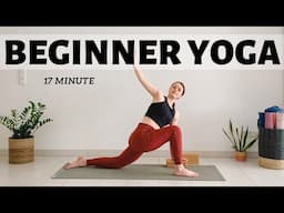 17 min Full Body Yoga For Beginners | Stretch and strengthen the whole body