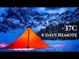 41 KM Winter Camping Slog Through The Rockies | I was so underprepared...