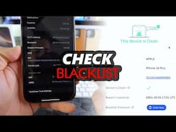 How To Check BLACKLIST Status iPhone 16 Pro Max