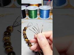 DIY Tips - How to use 5 cords to make elastic bracelet? #diy #howto #howtomake #bracelet