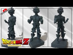 Goku "Super Saiyajin"(Dragón ball Z)/Como hacer una figura de arcilla/Sculpting a figure with clay