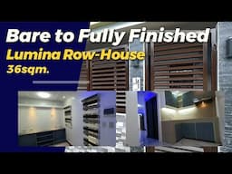 Lumina Rowhouse - Bare to fully Finished 36sqm. | My Simple House