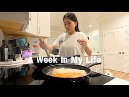 week in my life │ back home in LA, cooking a homemade meal, getting back into routine