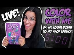 Shop Launch Day! Spooky Color with me! (Take 2)