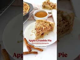 Apple crumble pie #glutenfreebaking #applepie #thanksgiving #holidayrecipe #glutenfree #fallrecipe