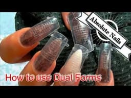 CRACKLED SNAKE SKIN USING DUAL FORMS | STEP BY STEP | ABSOLUTE NAILS