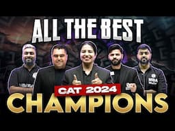 ALL THE BEST CAT 2024 Aspirants