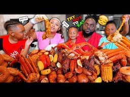 HUGE $300 SPICY SEAFOOD BOIL MUKBANG "Juicy & Crab" with GLAZED DONUTS | QUEEN BEAST FAMILY MUKBANG