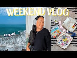 WEEKEND VLOG: Trip to Virginia Beach, Disney Haul, & New AirPods Max!