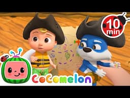 Arrr! Row Your Pirate Boat ⛵ | CoComelon Animal Time | Moonbug Kids - Farm Animals