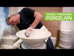 Wheel Throwing a Large Porcelain Bowl (online porcelain wheel throwing course)