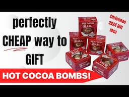 SIMPLE HOT COCOA GIFT IDEA!  quick, easy and THOROUGH tutorial! CHRISTMAS 2024