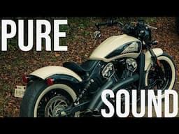 Indian Scout Bobber Pure Sound - Radical Radius Exhaust