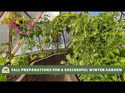 Fall Garden Preparations for a Successful Winter Growing Season