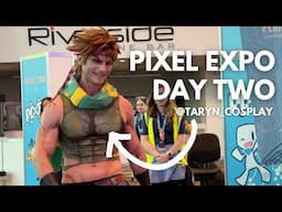 Tattoos at an Expo? Taryn_Cosplay Doing Push Ups? Indie Games Galore? 🔥 | Pixel Expo 2024 | Day Two