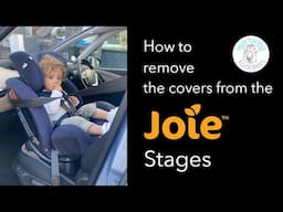 Joie Stages | How to remove the cover for washing