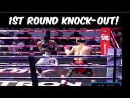 Sep 22 2024: Charlie Adtoon Vs. Evander Dogwe / 1st round knock-out!