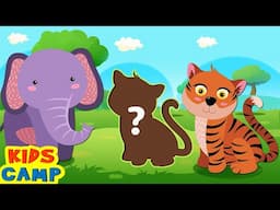 Animals For Kids | Learn Wild Animals Name | Toddler Learning Video